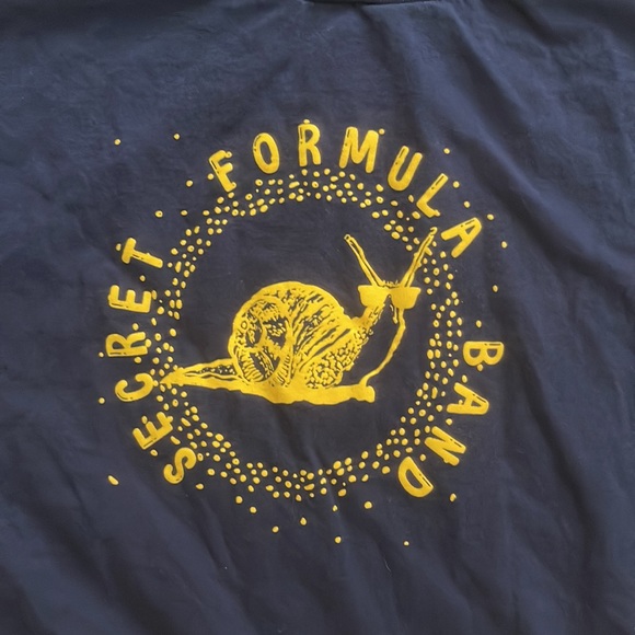 Navy Secret Formula Band short sleeve tee - Picture 2 of 2